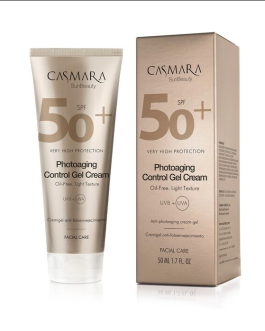 Sun beauty Crème gel anti-âge SPF50+ visage